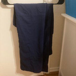 Figs Kade Scrub Pants Navy Blue Small Petite